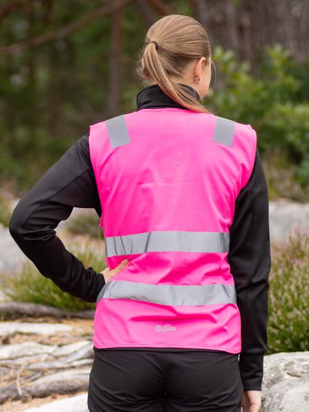 Hovedbilde Hoppin Refleksvest Rosa Neon - Voksen