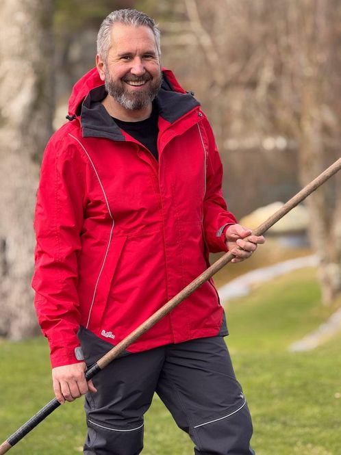 Hovedbilde Skalldress Rød/Grå Herre - 2 deler - Pakketilbud