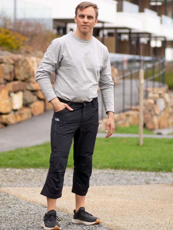 Hoppin Capribukse Svart Herre