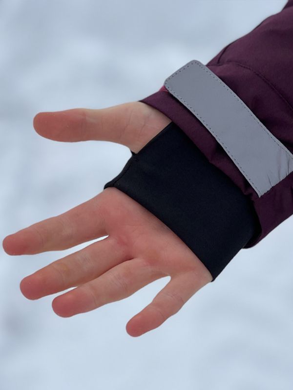 Hoppin vinterjakke Aubergine Unisex