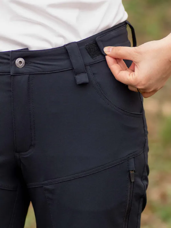 Hoppin Shorts Lang Svart Dame