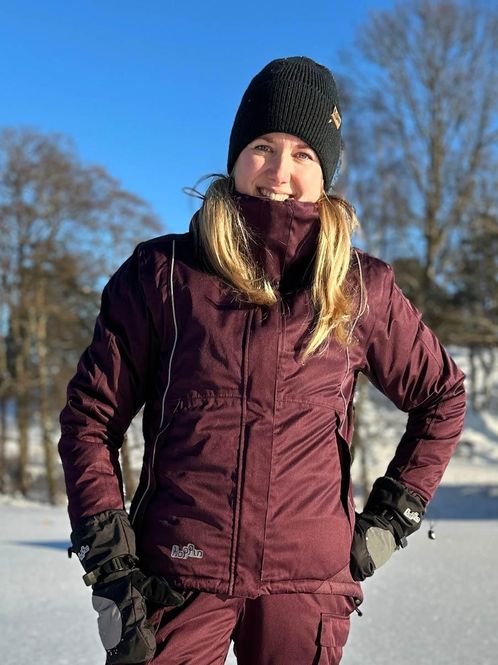 Hovedbilde Hoppin Vinterjakke Aubergine Dame