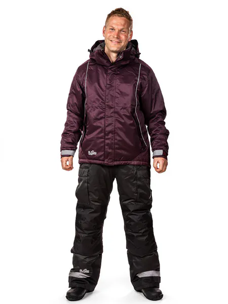 Hovedbilde Hoppin vinterjakke Aubergine Unisex
