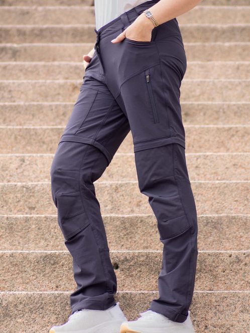 Hovedbilde Hoppin Zip-off Bukse Mørk Marine Dame