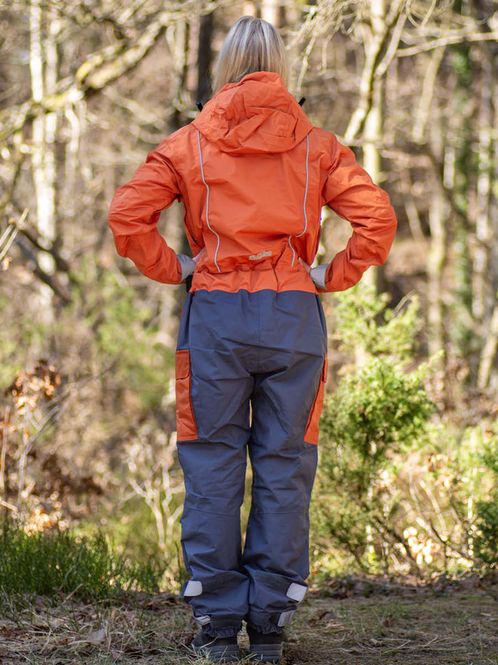 Hovedbilde Allværsdressen Brent Orange/Grå - Kjeledress til Dame