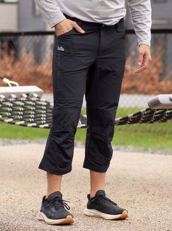 Hoppin Capribukse Svart Herre