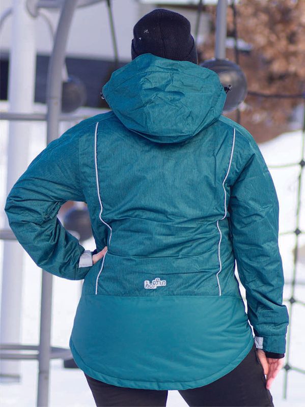 Hoppin Vinterjakke Sjøgrønn Dame