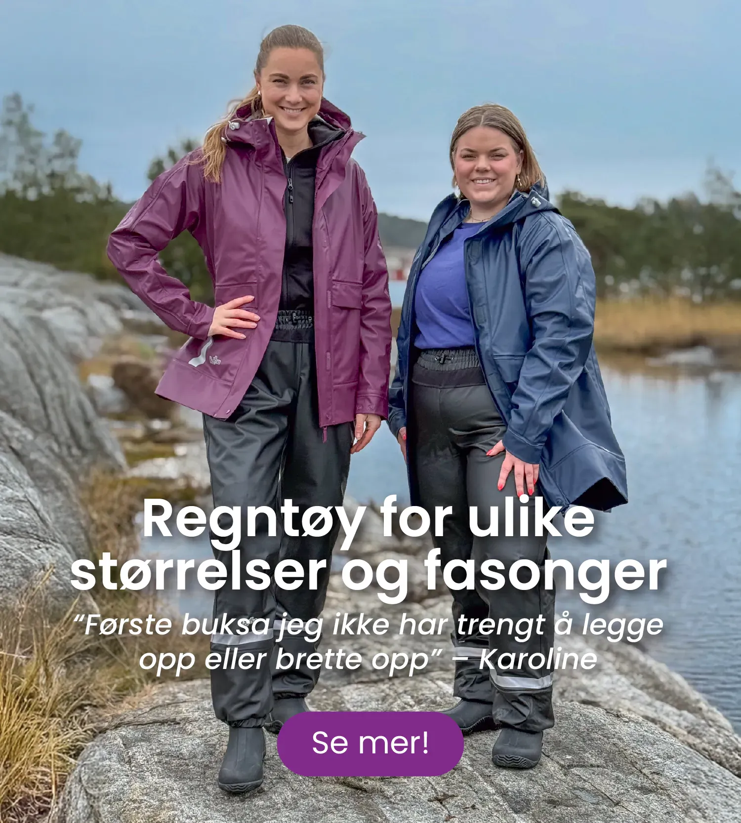 mann kjører trillebår med dame. ha det gøy i allværstøy fra hoppin