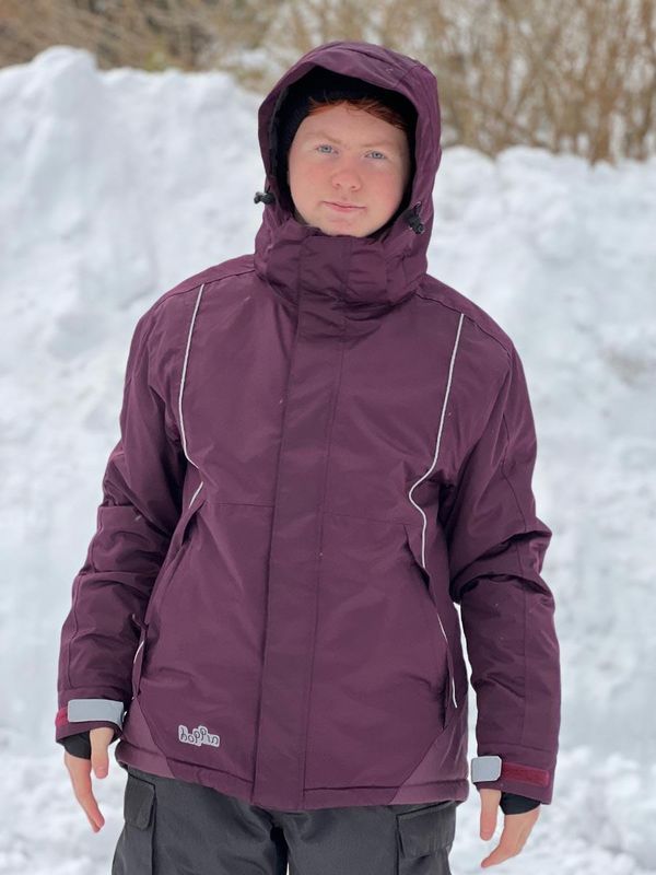 Hoppin vinterjakke Aubergine Unisex