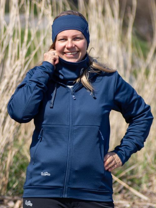 Hovedbilde Teknisk Hettejakke, Pannebånd og Hals Marine Dame - Pakketilbud