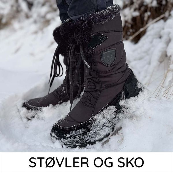 støvler og sko av høy kvalitet til dame og herre. Vanntette støvler, tursko, og vintersko