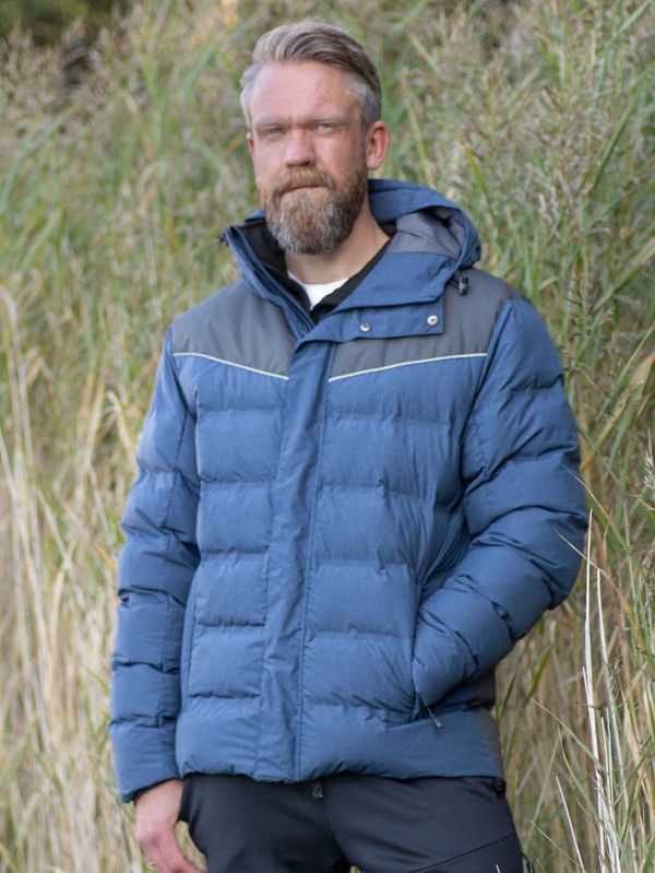 Hoppin Boblejakke Skyggeblå Herre