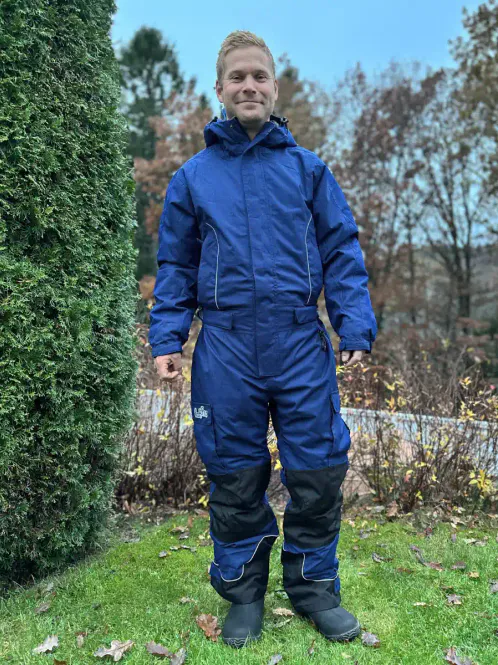 Hovedbilde Hoppindressen Kort Blå Herre